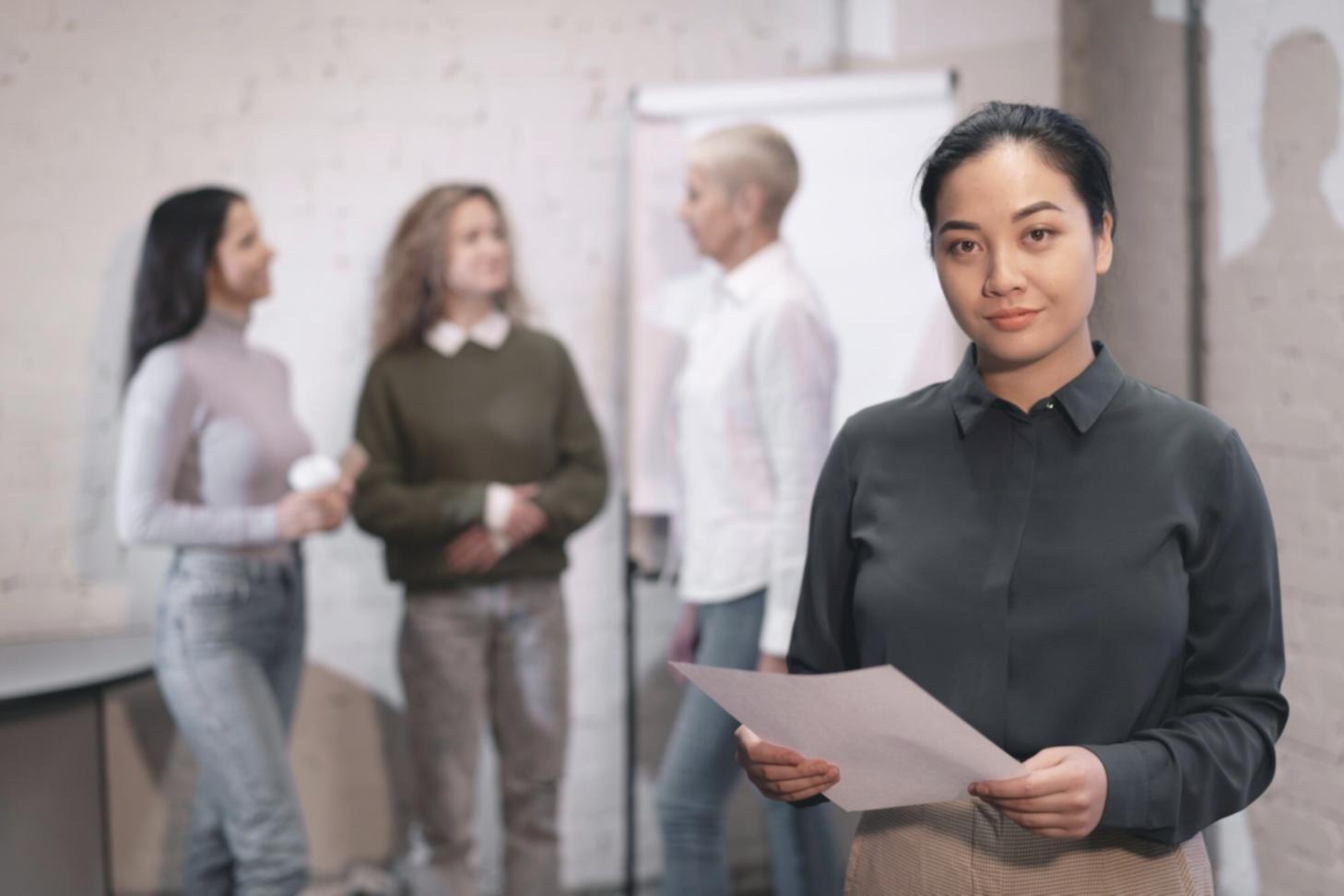 Professional reviewing financial data and making strategic decisions